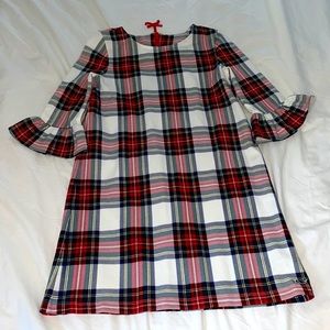 Vineyard Vines Girls plaid dress size M (10-12)